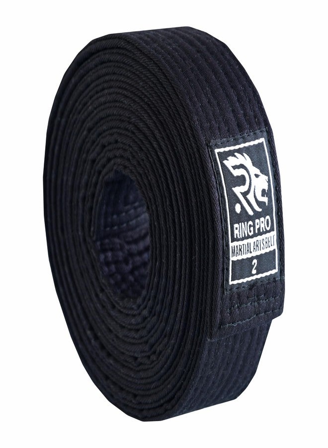 RING PRO Karate Belt Polycotton Martial Arts Belt for Karate Taekwondo Judo Aikido Durable Kids and Adults Belt - Image 1